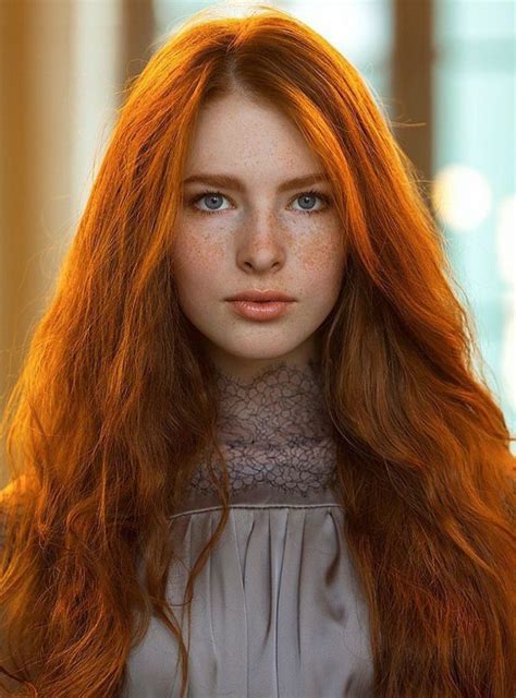 redhead beauty